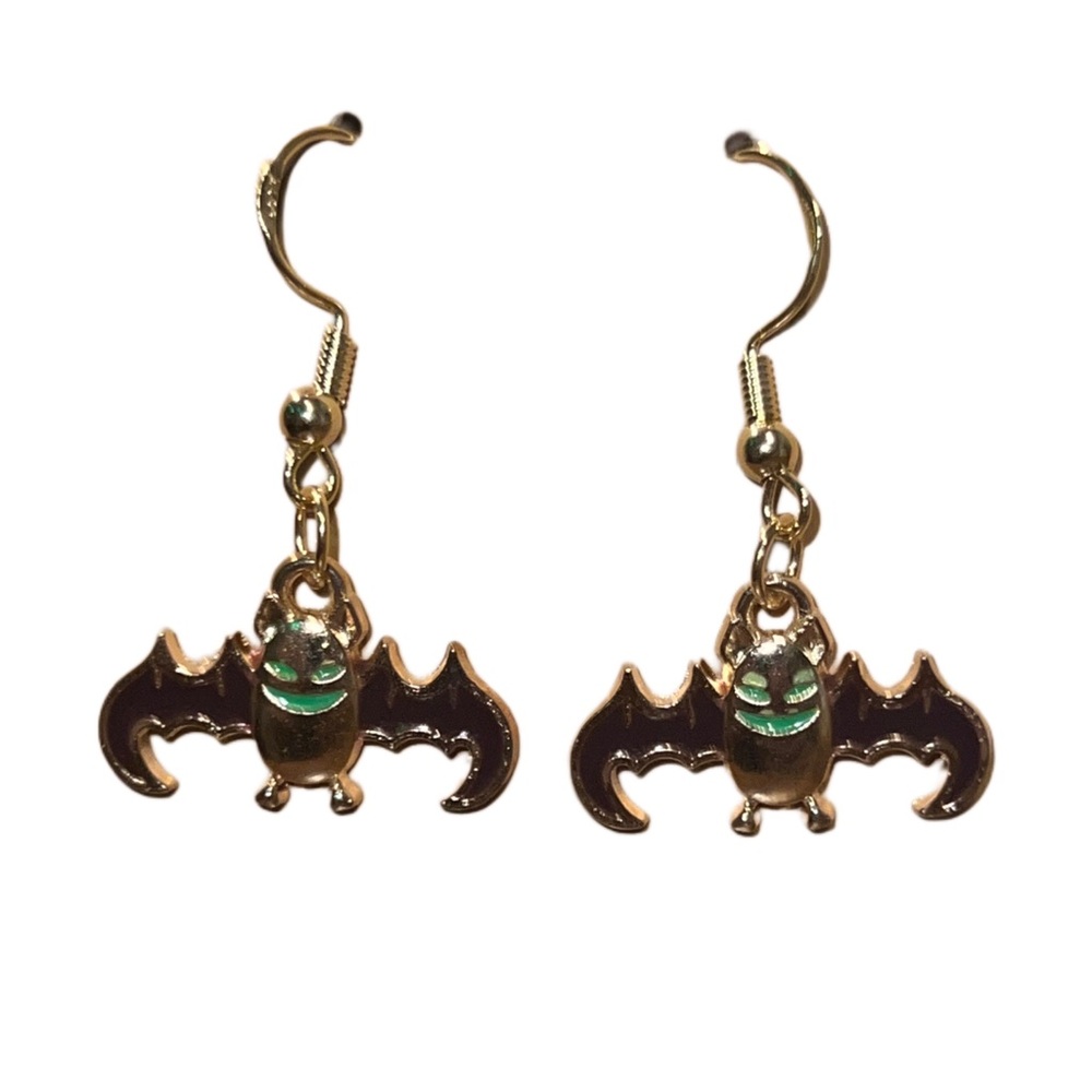 🔴Handmade Bat Earrings